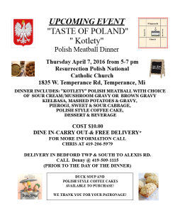 Polish Dinner